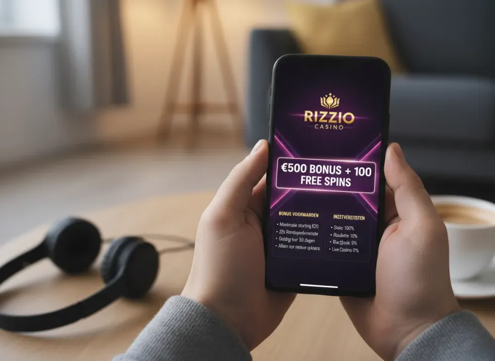 Rizzio casino bonus voorwaarden en inzetvereisten
